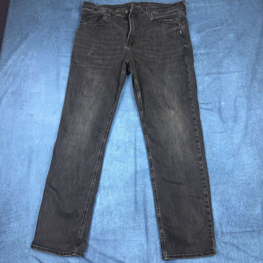 Silver Jeans Co Mens Dark Gray Straight Jeans